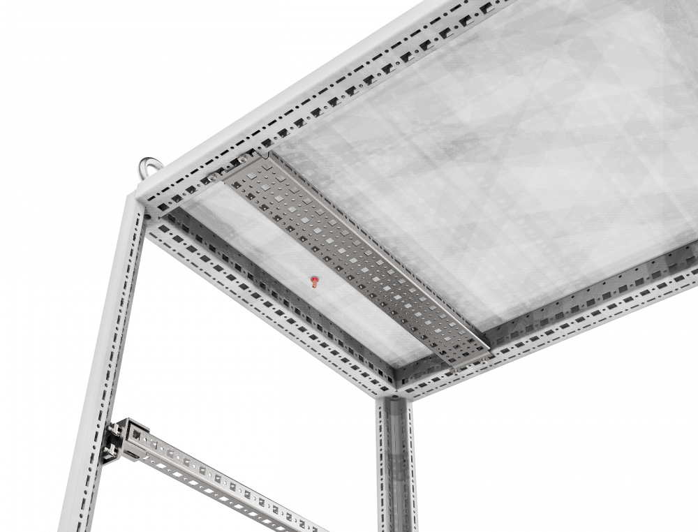 Планка монтажная с зацепами 20х73 тип К для шкафов RS52 00.60 (4 шт.)