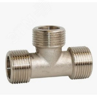 Тройник ННН 1/2'х1/2'х1/2' никелированный