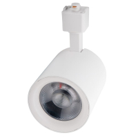 Светильник светодиодный трековый на шинопровод ДПО-30w 4000K 24° WH (белый) IP40 jazzway