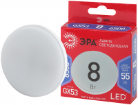 Лампа светодиодная LED GX-8W-865-GX53 R  (диод, таблетка, 8Вт, хол, GX53) (10/100/4800) ЭРА