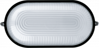 Светильник НПП-60w термостойкий овальный без решетки IP54 черный
