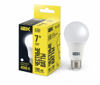 Лампа светодиодная LED 7вт E27 белый ECO