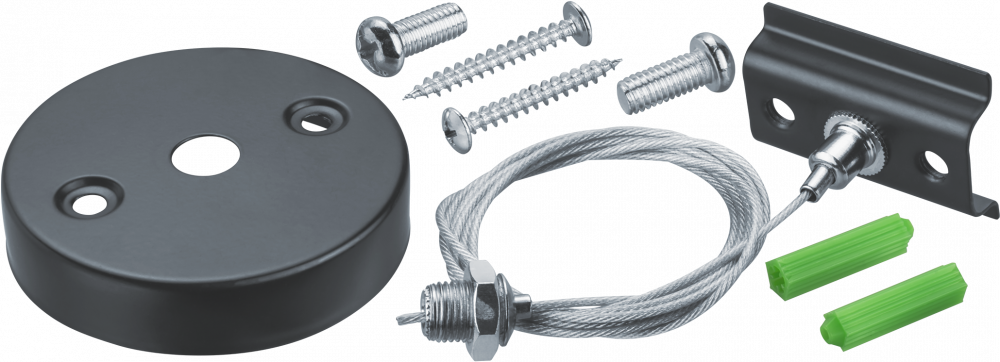Подвес для шинопровода NLT-R1-BL-150 черный 1.5 м