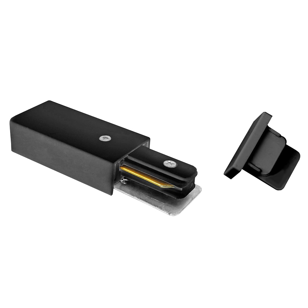 Заглушка торцевая чёрная PTR EC-BL jazzway