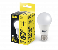 Лампа светодиодная LED 11вт E27 белый ECO