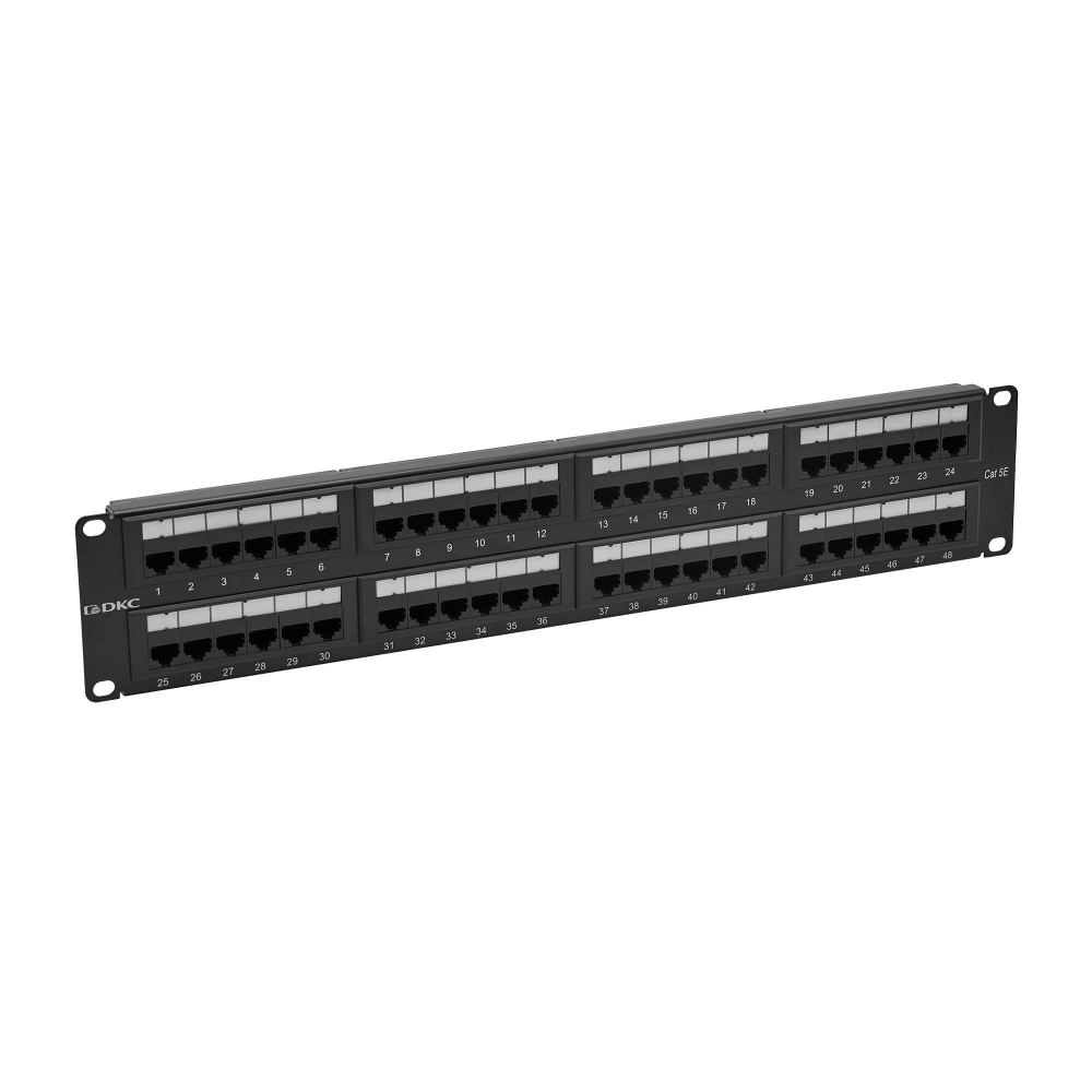 Патч-панель 192UCAT5E 48 портов RJ45 неэкранированная