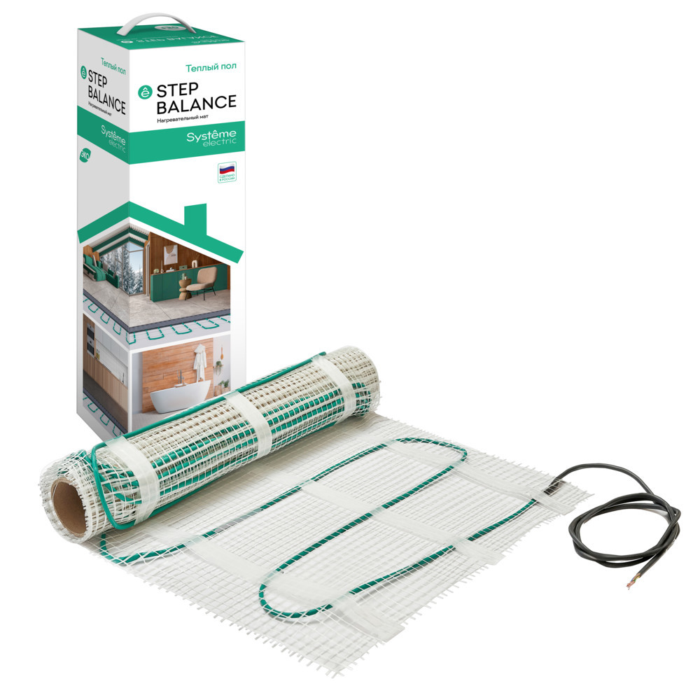 STEP BALANCE Теплый пол/Мат нагревательный SBM150035, 150 Вт/м2, 525 Вт, 3,5 м2