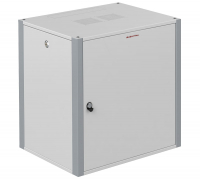 Шкаф телекоммуникационный настенный 19' 9U дверь металл IP20. 600x450x450mm(ШхГхВ) цвет серый(RAL 7035/RAL7000)