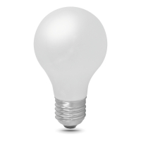 Лампа светодиодная LED 10 Вт 860 Лм 4100К белая Е27 А60 milky Filament Gauss