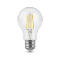 Лампа светодиодная LED 6 Вт 630 Лм 4100К белая Е27 А60 Filament Gauss