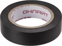 Изолента ОНЛАЙТ 71 674 OIT-B15-10/BL черная