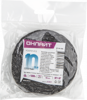 Изолента ОНЛАЙТ 61 152 OIT-H15-10/BL ХБ черная 100г 0,35х15мм 10м