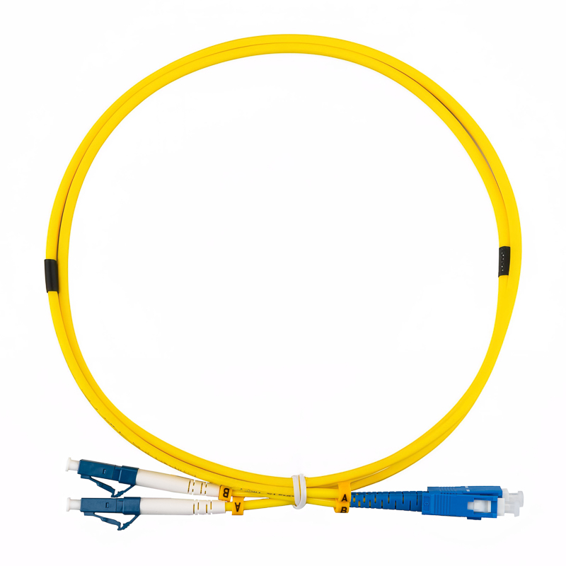 Патч-корд оптический SM. 9/125 OS2. LC/UPC-SC/UPC. 3MM Duplex. LSZH. 2 м,