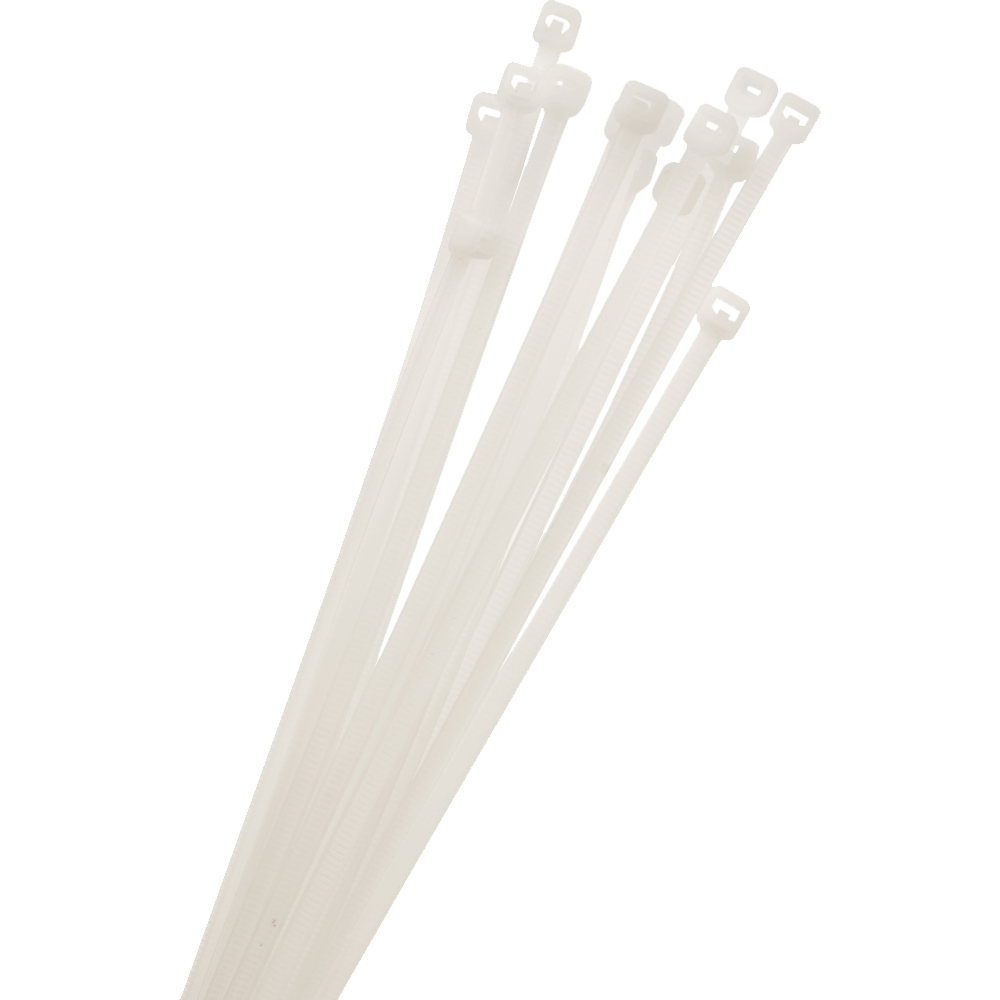 Кабельные стяжки (хомуты) PCT 7,6x500-100 белые PA6.6 (100 шт/уп)