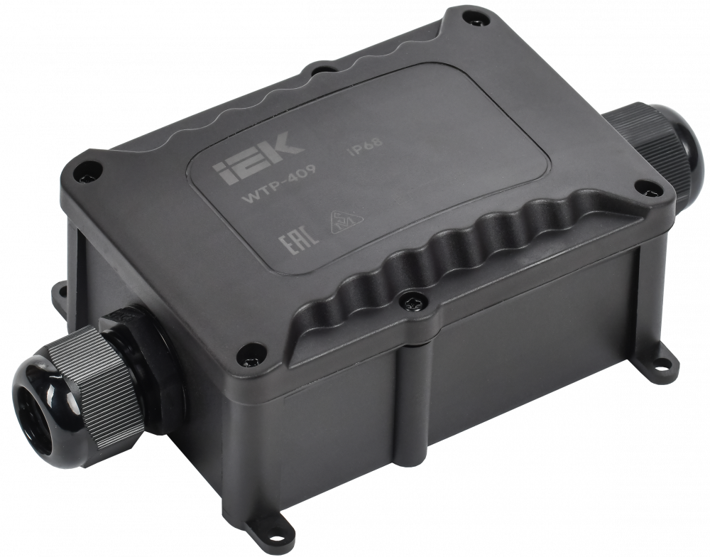 Коробка распределительная герметичная WTP-409 2 ввода IP68 IEK