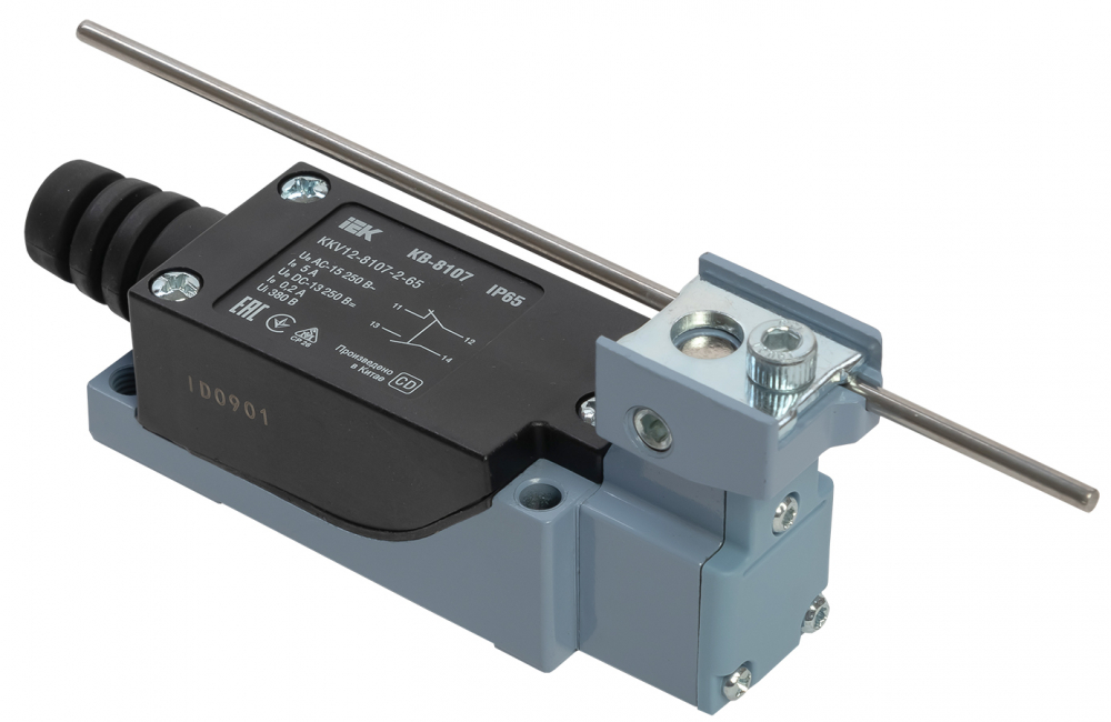 Выключатель концевой КВ-8107 регулируемый стержень IP65