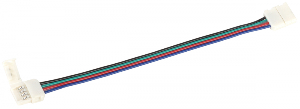 Коннектор 3 шт RGB 10 мм (разъем-15 см-разъем)