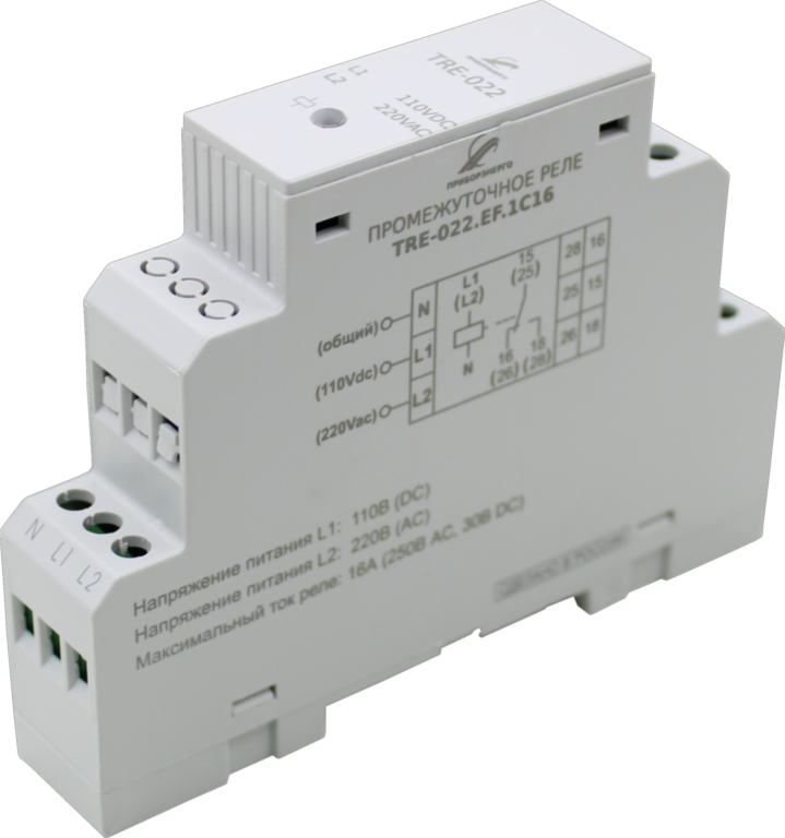 Промежуточное реле TRE-022.EF.1C16